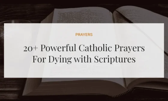 20+ Powerful Catholic Prayers For Dying with Scriptures